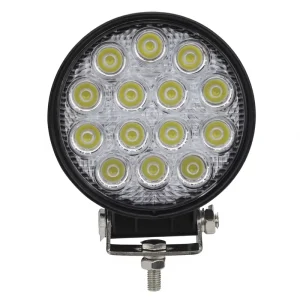 2500LM High Brightness Work Light 12V 24V LED Flood Lamp 14 LEDs R10 for Construction Machinery