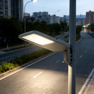 250W AC Powered Road LED Street Light IP66 Grey&Black Housing High Efficiency 5 Years Warranty LED Street Lights