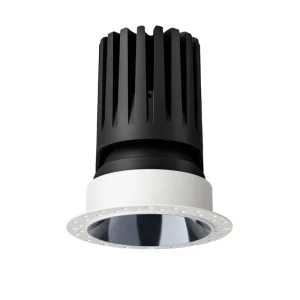 25W 30W Trimless LED Downlight 355 Degree Rotatable and 25 Degree Adjustable DALI Dimmable Anti Glare Ceiling Downlight 3500K