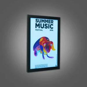 27×40 LED Snap Poster Frame RGB Light Box Light Eco Friendly Remote Control Customizable Aluminium Alloy Square