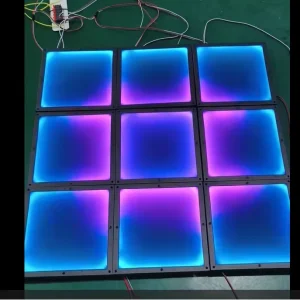 28W 50CM Square Aluminum Industrial LED RGBIC TM1934 SPI Digital Panel Surface Mounted 12VDC Warranty Apartment Lighting