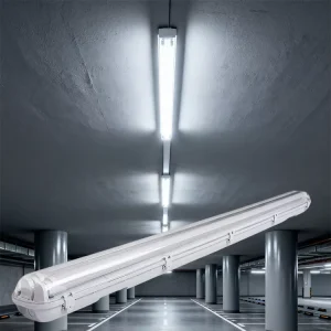 2FT 4FT IP65 LED Tri proof Light Cold White T8 LED Fluorescent Lamp 18W 36W Batten Lamp Workshop Garage Studio Lighting Light