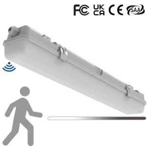 2FT 20W Waterproof Sensor Light Stainless Steel Tri-proof Batten Light SAA Approved Outdoor Lighting Tunnel IP65 IK10