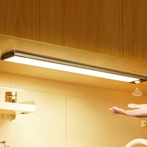 2W LED Motion Sensor Cabinet Light Wardrobe Closet Kitchen Bedroom Under Cabinet Lighting