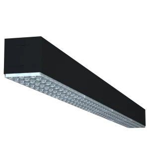 2ft 20W LED Linear Pendant Light Fixture Linkable Sturdier Batten Light IP20 Rated 5 Year Warranty Silver White Black