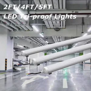 2ft 4ft 20W IP65 Tri Proof LED Linear Batten 2400lm Lighting LED Tri-proof Light