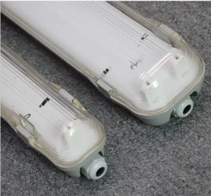 2x18w T8 Tri proof Hanging Tube Suspended Working Waterproof Led Light Fixtures Ip65