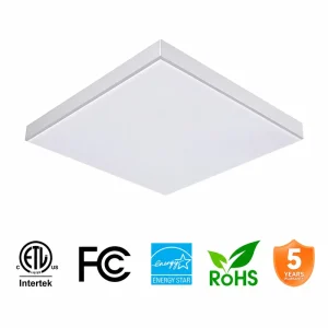 2×2 FT LED Flat Panel Lights 40W 4400LM 3000K 4000K 5000K Recessed Drop Ceiling Lights for Indoor