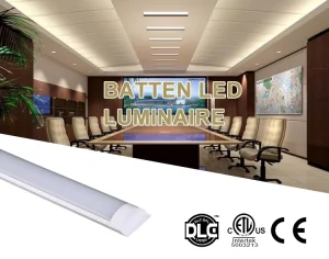 2×2 Linear LED Batten Light with Selectable CCT Elegant Linear Design China Manufactured