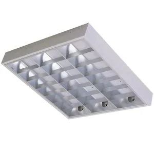 2x2ft 2x4ft Grille Lighting 60×60 600x600mm LED Surface Mount Grille Lights 3x9W 3x18W Universal Grill Light for Office