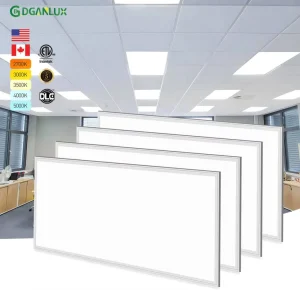 2x4ft 3CCT 5CCT 600x1200MM Modern Commercial Recessed LED Panel Light with IP44 5-Year Warranty for Office & Home