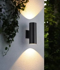 2x6W LED Wall Lamp Up and Down Emitting Outdoor Hotel Apartment Villa Wall Lighting Exterior Wall Mounted Decor Light