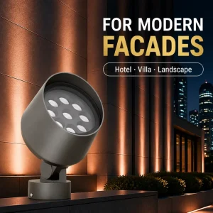 3 2700K LED IP67 Narrow Beam Angle Landscape Spotlight Flood Light 18W 32W CRI 90 5 Year Warranty