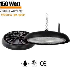 3 CCT 3 Power Adjustable DOB Smart UFO High Bay Light 100W 150W 200W for Warehouse Exhibition Hall Factory Workshop