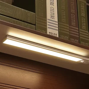 3 Colors Rechargeable LED Cabinet Lighting Unique Waveform Wireless Motion Sensor Remote Control Home Bedroom Bathroom Shade PC