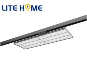 3 Phase 60W LED Track Panel Lights 180lm W CCT 2700 6500K Option Rotatable Dimmable 5 Year Warranty for European Retail Shops