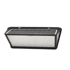 3 Side Lighting Solar Powered Garden Lamp Radar Sensor Outdoor Waterproof 258LED Solar Security Wall Lights