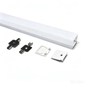 3 Sided Luminescence Customizable Aluminum Channel Light High Brightness Surface Mounted LED Strip Light Alu Profile