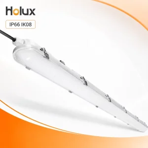 3 Year Warranty 29W 50W 4000K 150 lm Per W CRI80 IP66 IK08 Anti Glare Linkable Farm Office LED Tri Proof Light