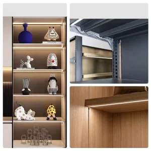 3.5mm Ultra Thin LED Shelf Light Back Rail Supermarket Showcase Racks