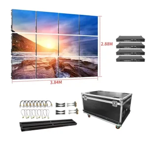3.91mm Advertising LED Display Screen Video Wall Panel Rental Stage Advertising