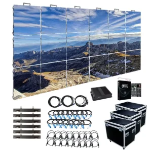3.91mm Advertising LED Display Screen Video Wall Panel Rental Stage Advertising