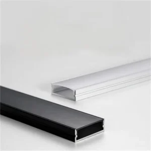 30*10mm U Shape LED Diffuser Surface Aluminum LED Channel Track with PC Cover Diffused Black Ceiling LED Profile