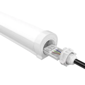 3000 4000 6000K Aluminium Body PC Cover IP65 Tri Proof Led Light Batten Induction Type Tri-proof Light