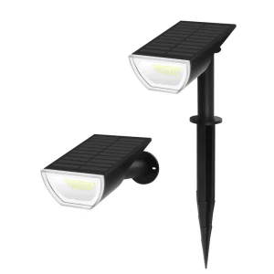 3000K 4000K 6000K RGB Color Temperature IP65 Waterproof LED Solar Garden Lights Outdoor Landscape Spotlight
