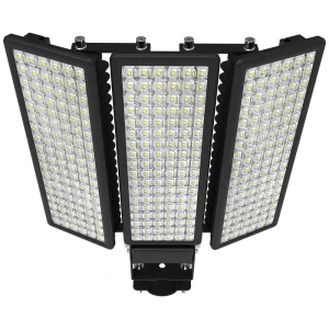 300W 3 Heads LED Parking Lot Light 42000LM Road Street Lights IP67 Waterproof Garden Street Lamp for Warehouse Stadium Yard