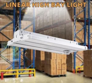300W CCT Adjustable Foldable 10° to 90° Linear High Bay Light IP65 LED Industrial Lighting