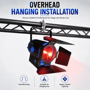 300W Color LED Spotlight DMX512 RDM Stage Lighting Fixture for Rental Event Production Theater Use