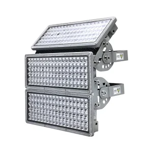 300W LED Flood Light 42000LM 6500K Cool White IP67 Waterproof Outdoor Floodlight Adjustable Angle for Sports Field Garden Yard