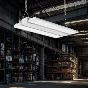 300W LED Pendant High Bay Lamps Non-Waterproof Square Aluminum Light for Warehouse and Garage