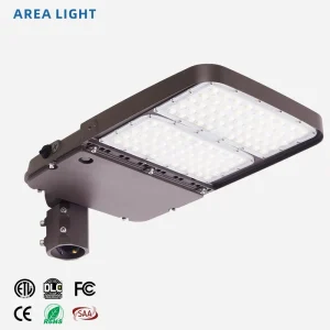 300W Power Adjustable LED Flood Light Parking Lot Light Retrofit Lighting Aluminum Alloy Body IP67 Rating