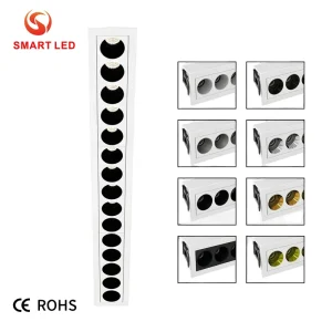 3030 Laser Blade LED Linear Spot Lighting Modern Indoor Downlight Aluminum 2700K 5000K Embedded Recessed Hotels CRI90 Dimmable