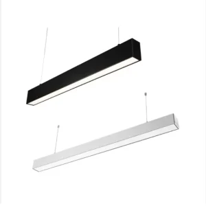 30W 120W LED Linear Lighting Pendant Tubes Office Lighting Ceiling Mounted Grid Lights