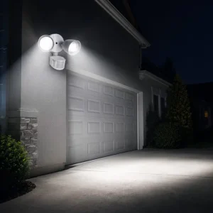 30W 3500 Lumen Solar LED Security Light Motion Sensor Outdoor Flood Light 5000K Daylight IP54 Waterproof Dusk Dawn Garage Yard