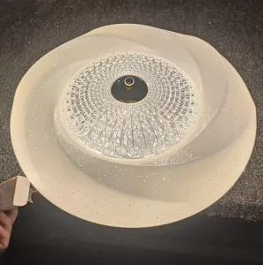 30W 50W Milky White Acrylic Cover Modern Ceiling Lamp 400MM 500MM Decorative Living Room Bicolour LED Ceiling Light (3613-D400)