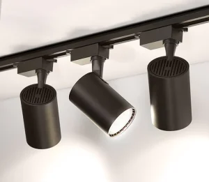 30W COB LED Track Light High Quality Commercial Lighting in White Black Aluminum Ceiling Premium LED Track Lights