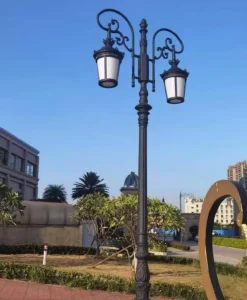 30W Decorative Street Lamp Elegant Bollard IP65 Outdoor Garden Light