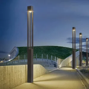 30W IP65 Aluminum LED Garden Light Weather Resistant Outdoor Decorative Street Light Landscape AC Power Supply 2700K 6000K