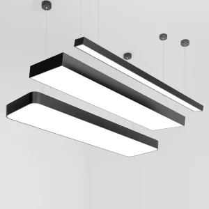 30W LED Linear Pendant Light Modern Design Supermarket Lighting IP67 Rated 3-Year Warranty Iron Seamless Aluminum Material