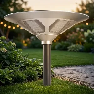 30W LED Solar Garden & Street Lights Waterproof IP65 Motion Sensor LiFePO4 Battery 360 Beam Angle Smart Remote Control IK10
