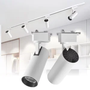 30W Modern LED Track Light Angle Adjustable Store Showroom Lighting COB Spotlight by Manufacturer