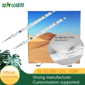 30W Powerful LED Module Side Strip Light for 3x3m Exhibition Advertising Light Box SL BL086 10L300 10LED CE RoHS