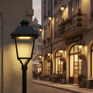 30W Premium Post top Street Light Outdoor IP65 Die cast Aluminum LED Garden Court Lights 60 90 Beam Angle 3000 6000K Color