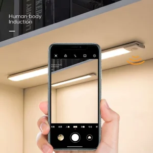30cm Wireless LED Cabinet Light with PIR Motion Sensor Night Light for Bathroom Wardrobe