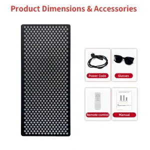 3500W Standing Red Light Therapy Device Full Body Red Light LED Panel with 660nm 850nm Wavelengths US Plug