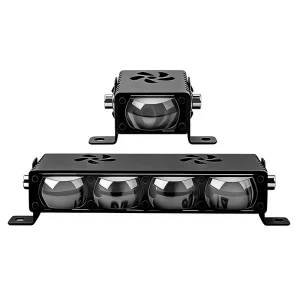 3570 Chip LED Grille Light Waterproof White Yellow Spot Fog Light with Cooling Fan for Car Motorcycle Auto Truck ATV